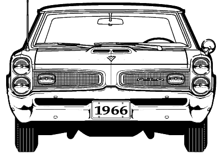 Automobilis Pontiac GTO 1966