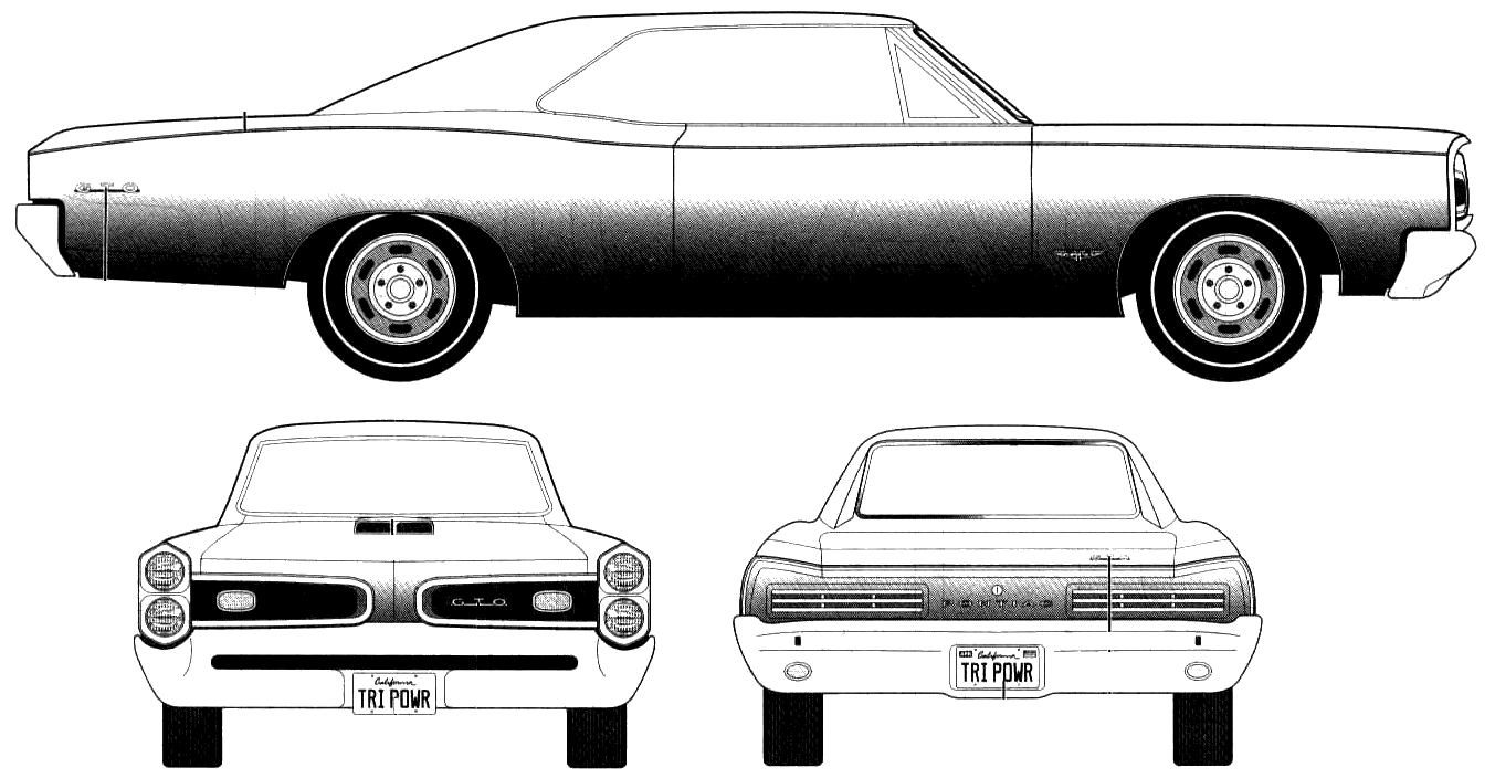 Karozza Pontiac GTO 1968