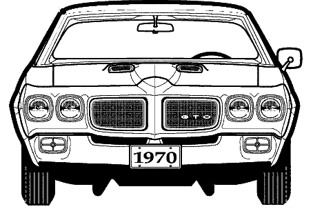 Automobilis Pontiac GTO 1970