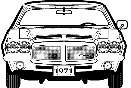 Karozza Pontiac GTO 1971