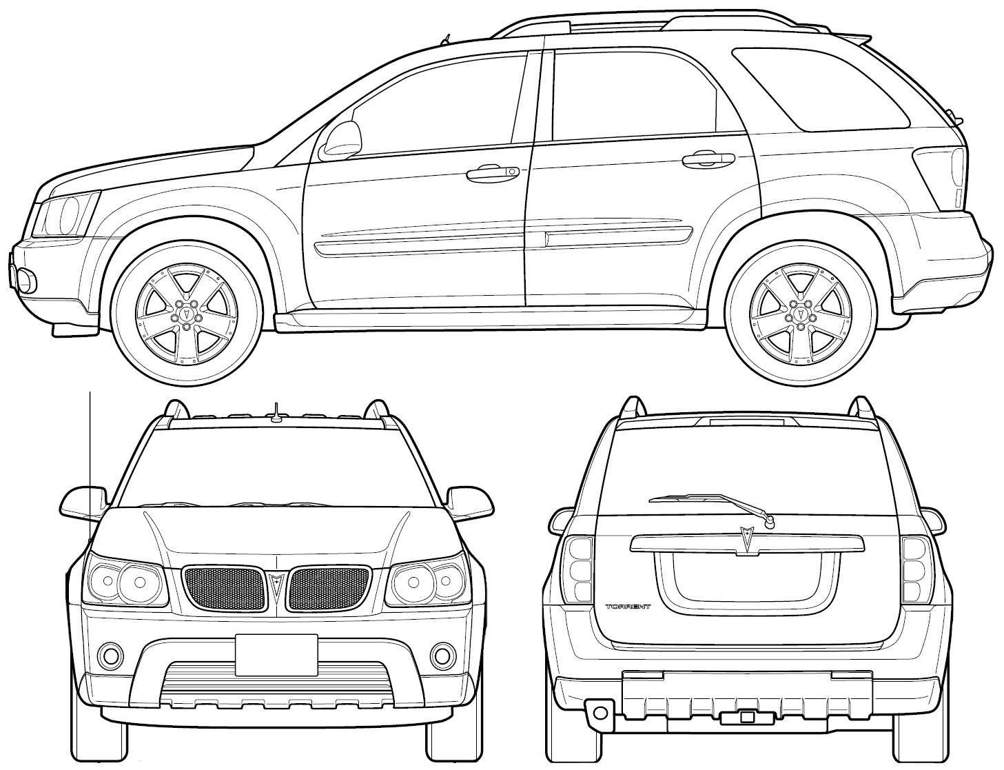 小汽車 Pontiac Torrent 2006