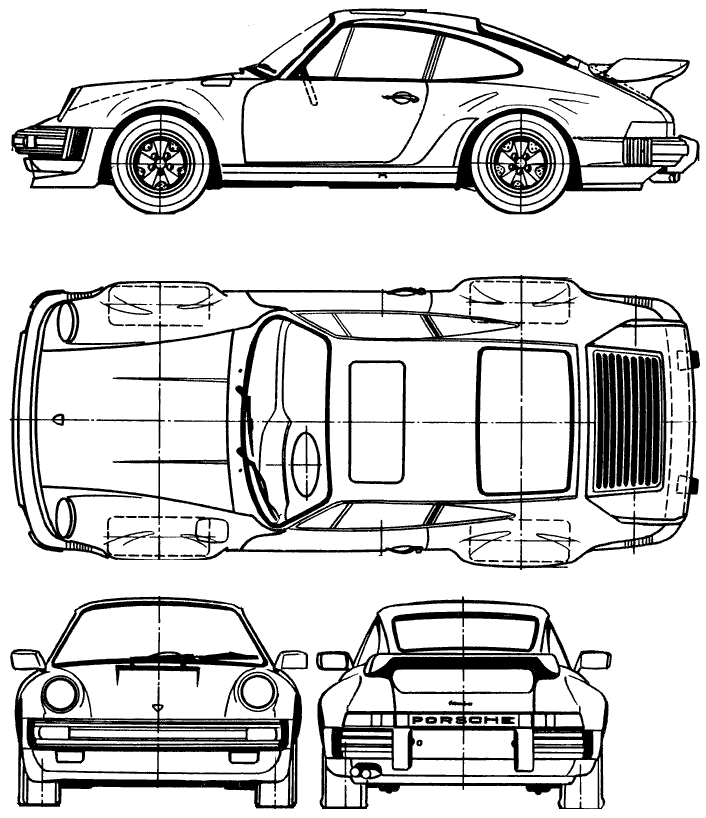 Automobilis Porsche 911 Turbo 3.3 1977