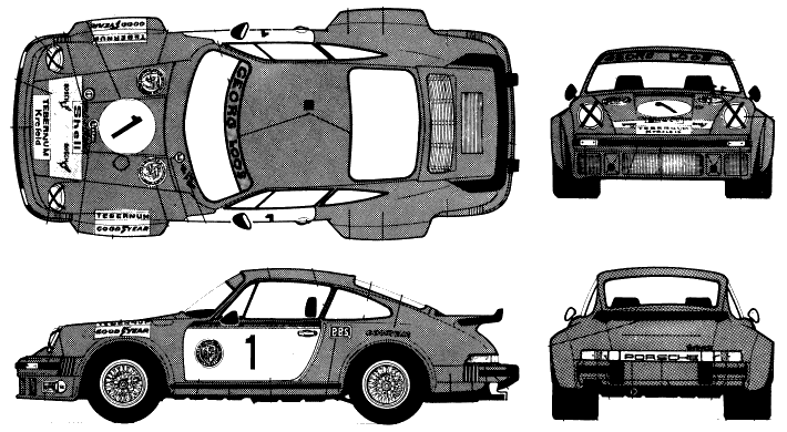 Mašīna Porsche 934 Turbo RSR