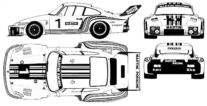 Automobilis Porsche 935