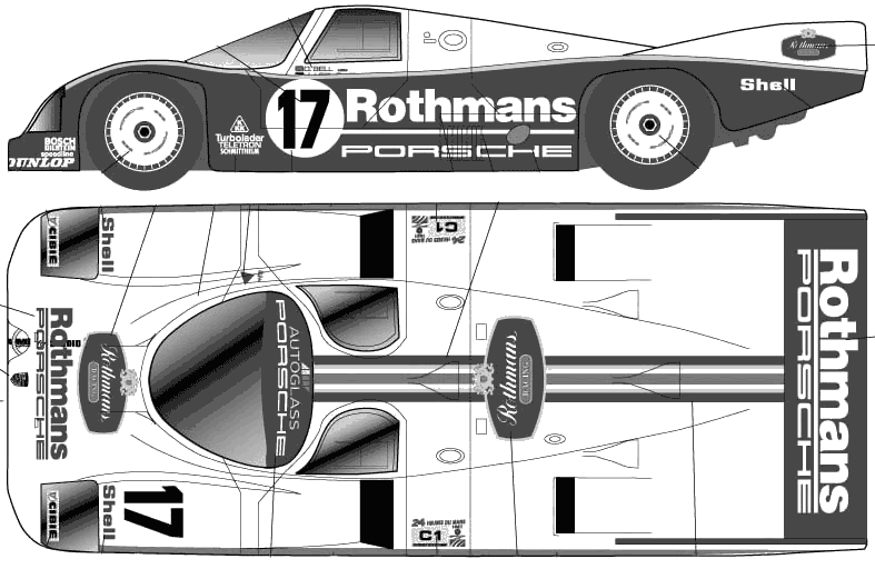 Mašīna Porsche 956
