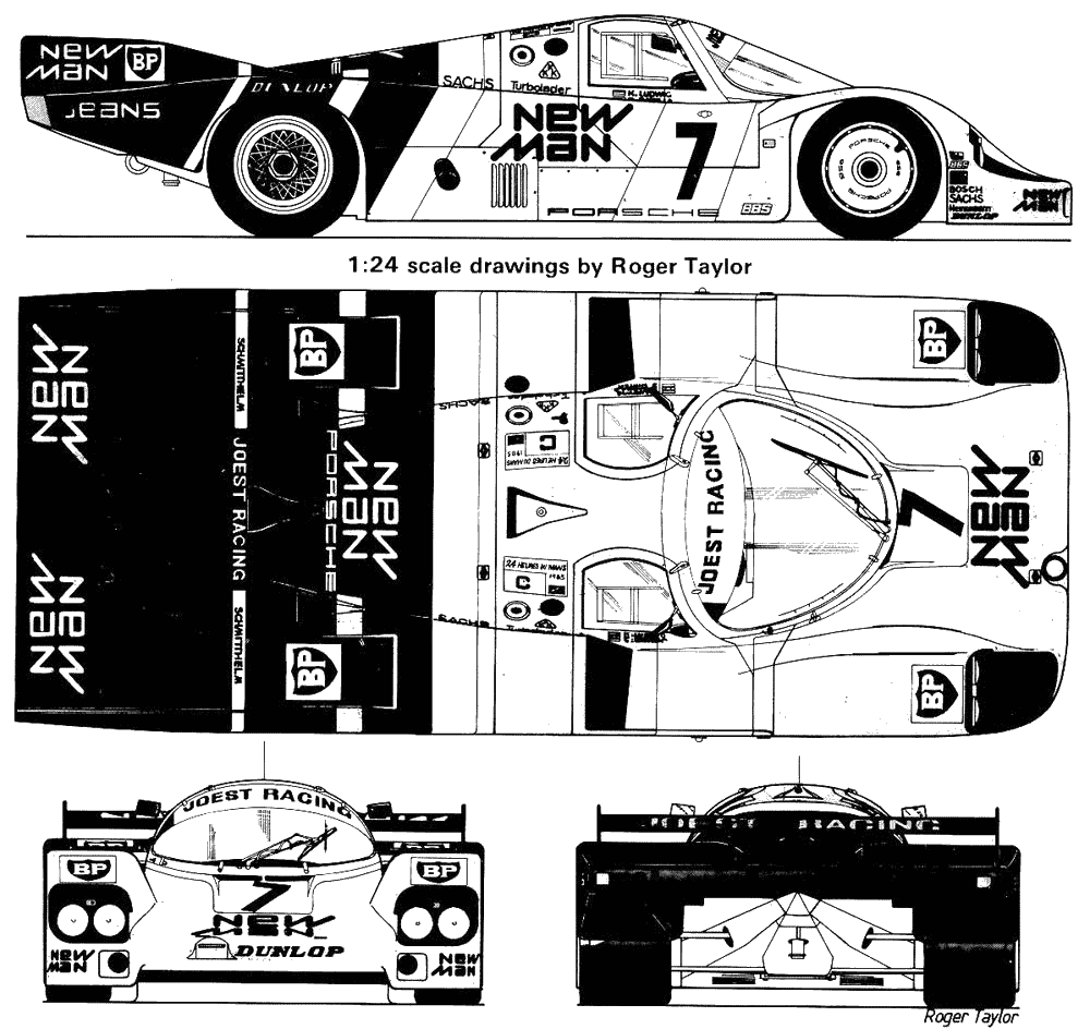 Cotxe Porsche 956 B