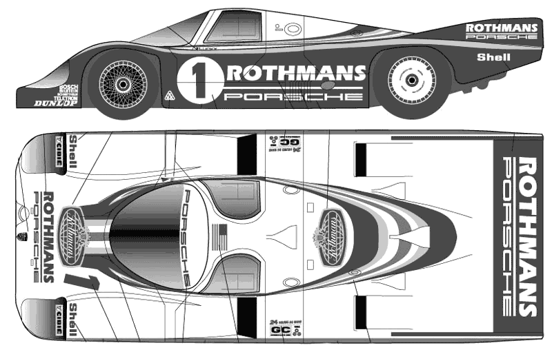 Auto Porsche 962