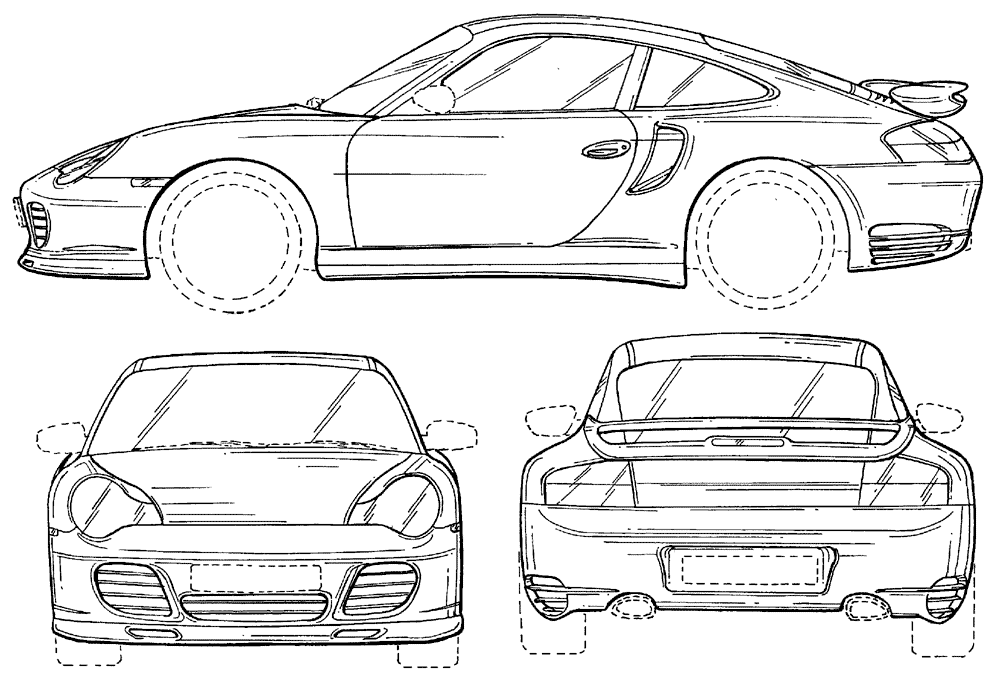 자동차 Porsche 993 Turbo