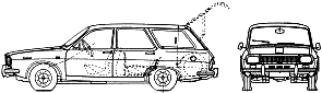 小汽车 Renault 12 Break 1969