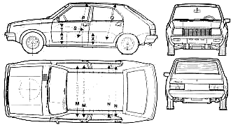 Car Renault 14 TL