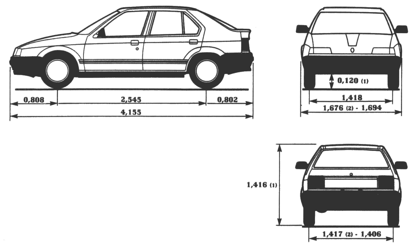 Karozza Renault 19 5-Door