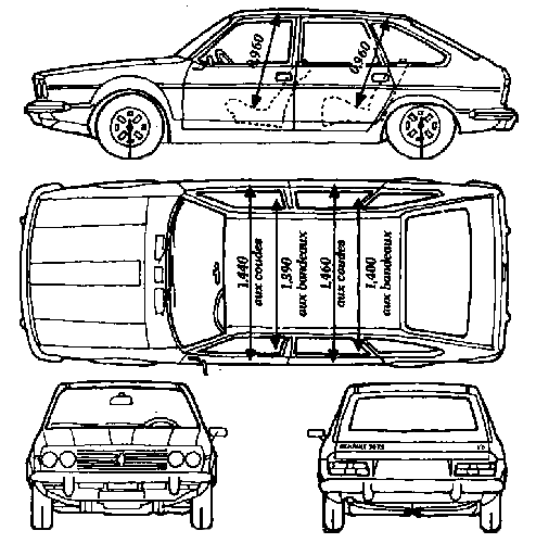 자동차 Renault 30 TS 1979