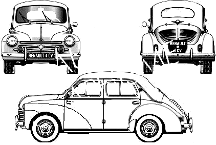 Automobilis Renault 4CV