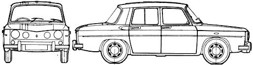 Car Renault 8 Gordini