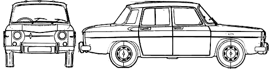 Karozza Renault 8