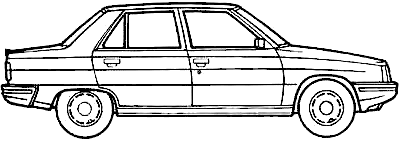Auto Renault 9 1982