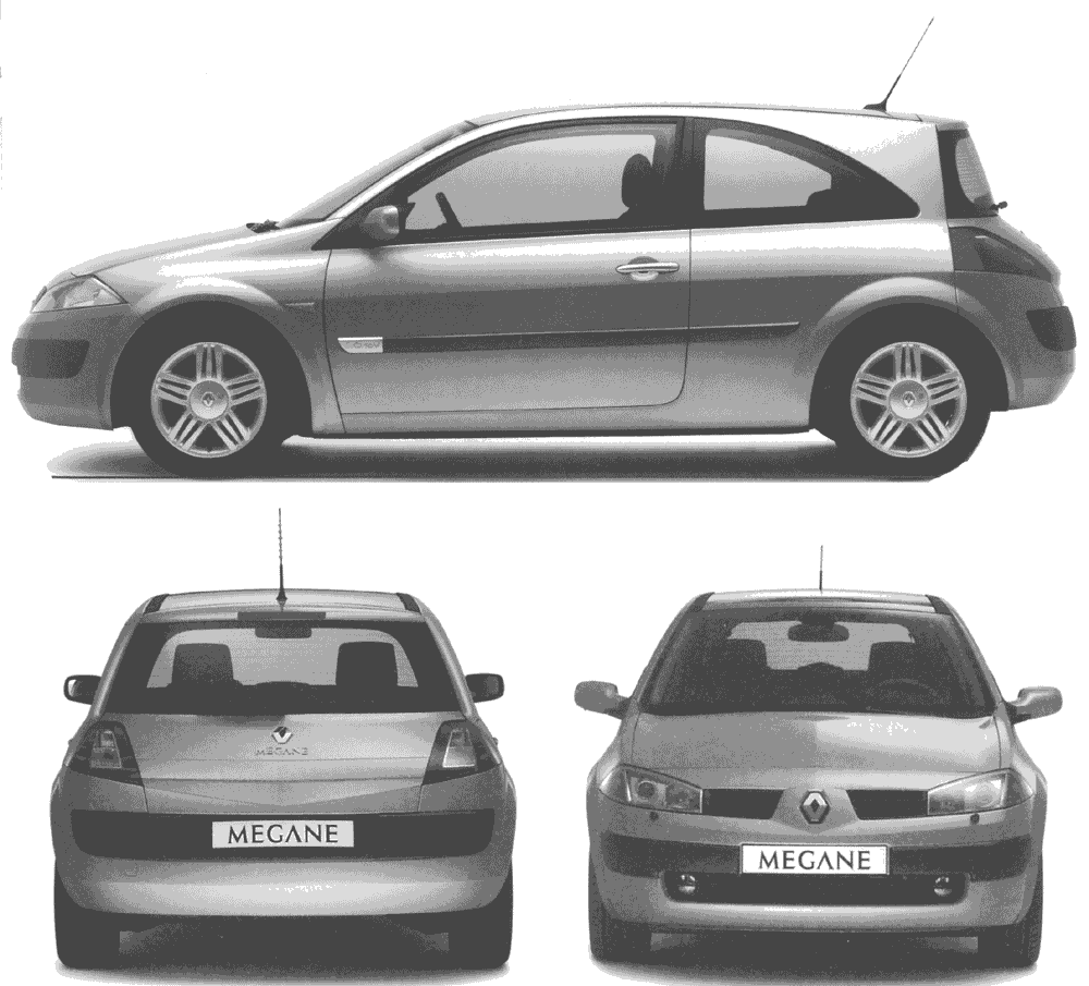 Mašīna Renault Megane 2002