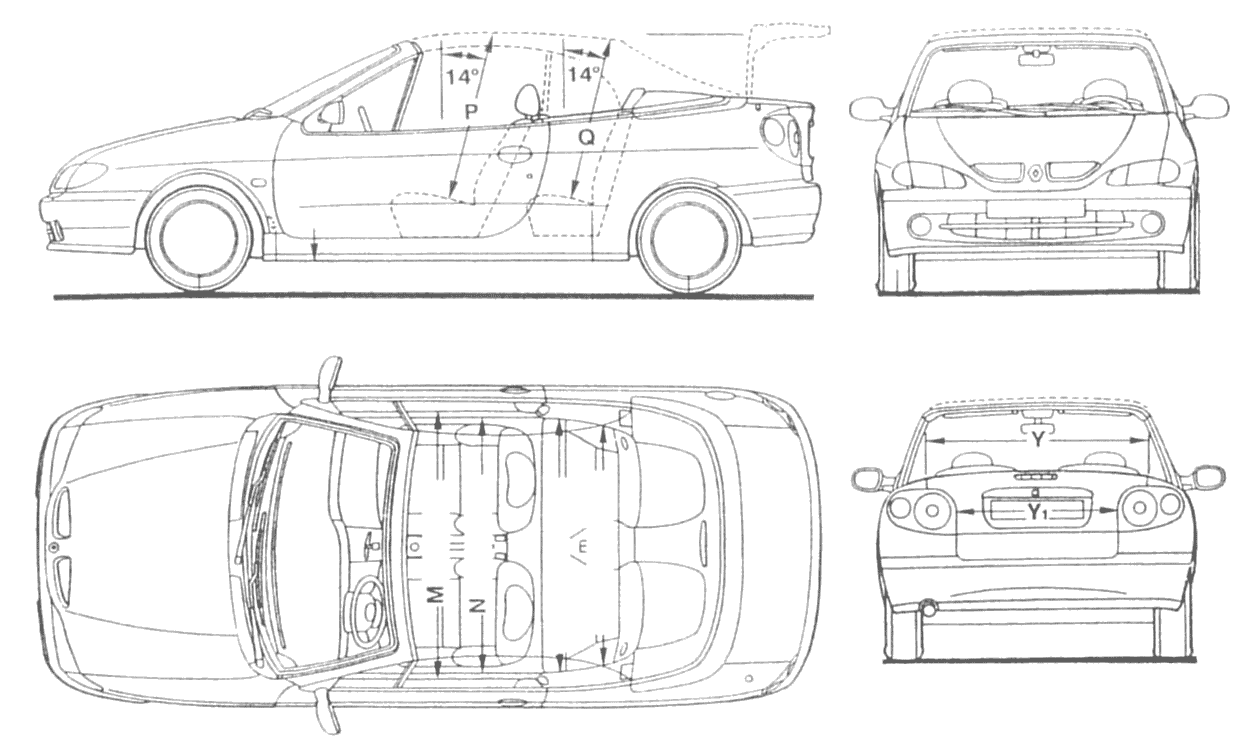 小汽車 Renault Megane Cabrio