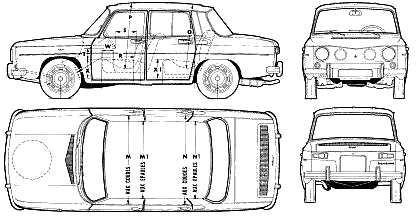 Auto Renault R8 Gordini 1965