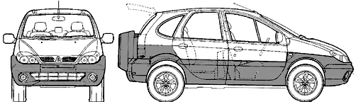 자동차 Renault Scenic RX4 2002