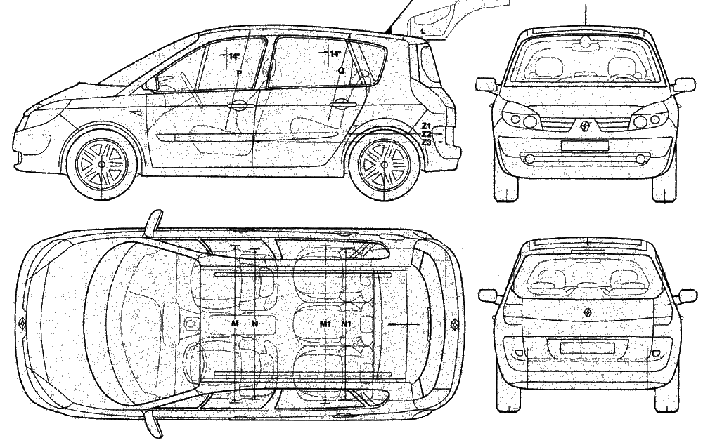 Car Renault Scenic