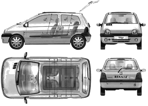 小汽车 Renault Twingo