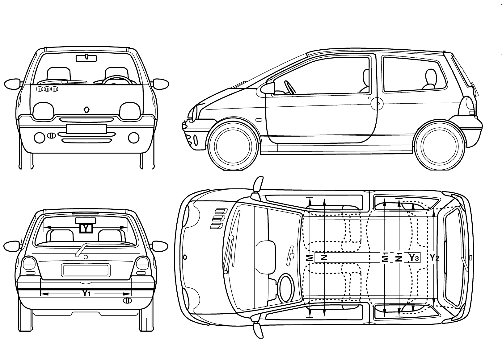 小汽车 Renault Twingo 2006