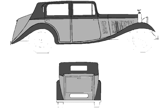 Auto Rolls-Royce 20-25 HP 1934