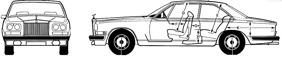 자동차 Rolls Royce Camargue 1981