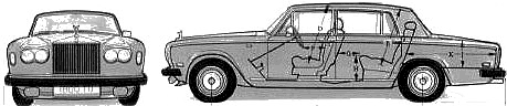 Karozza Rolls Royce Silver Wraith 1977