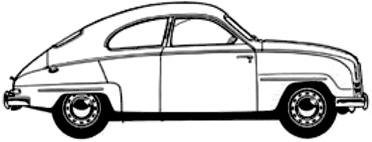 Automobilis Saab 93