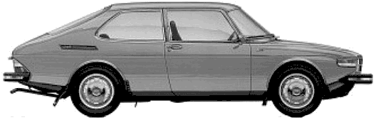 Automobilis Saab 99 Combi Coupe
