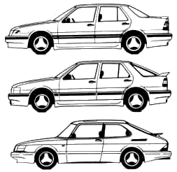Cotxe Saab Carlsson 1990
