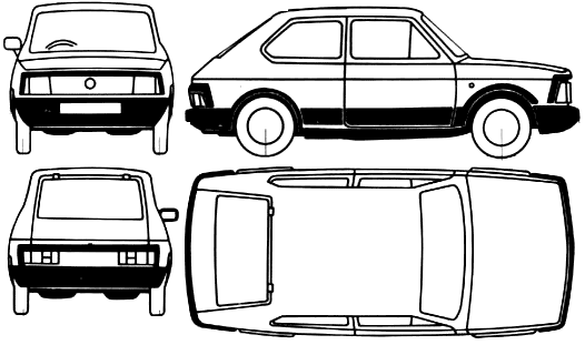 Car Seat Fura 3-Door 1984