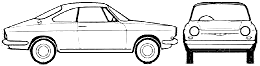 Cotxe Simca 1000 Coupe 1962