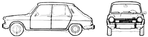 Cotxe Simca 1100 5-Door Ti 1976