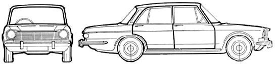 Cotxe Simca 1301 1970