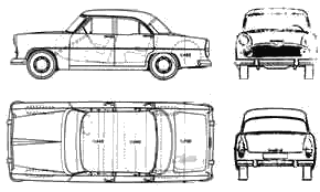 小汽车 Simca Ariane 1965 Argentina