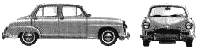 Automobilis Simca Aronde 1951