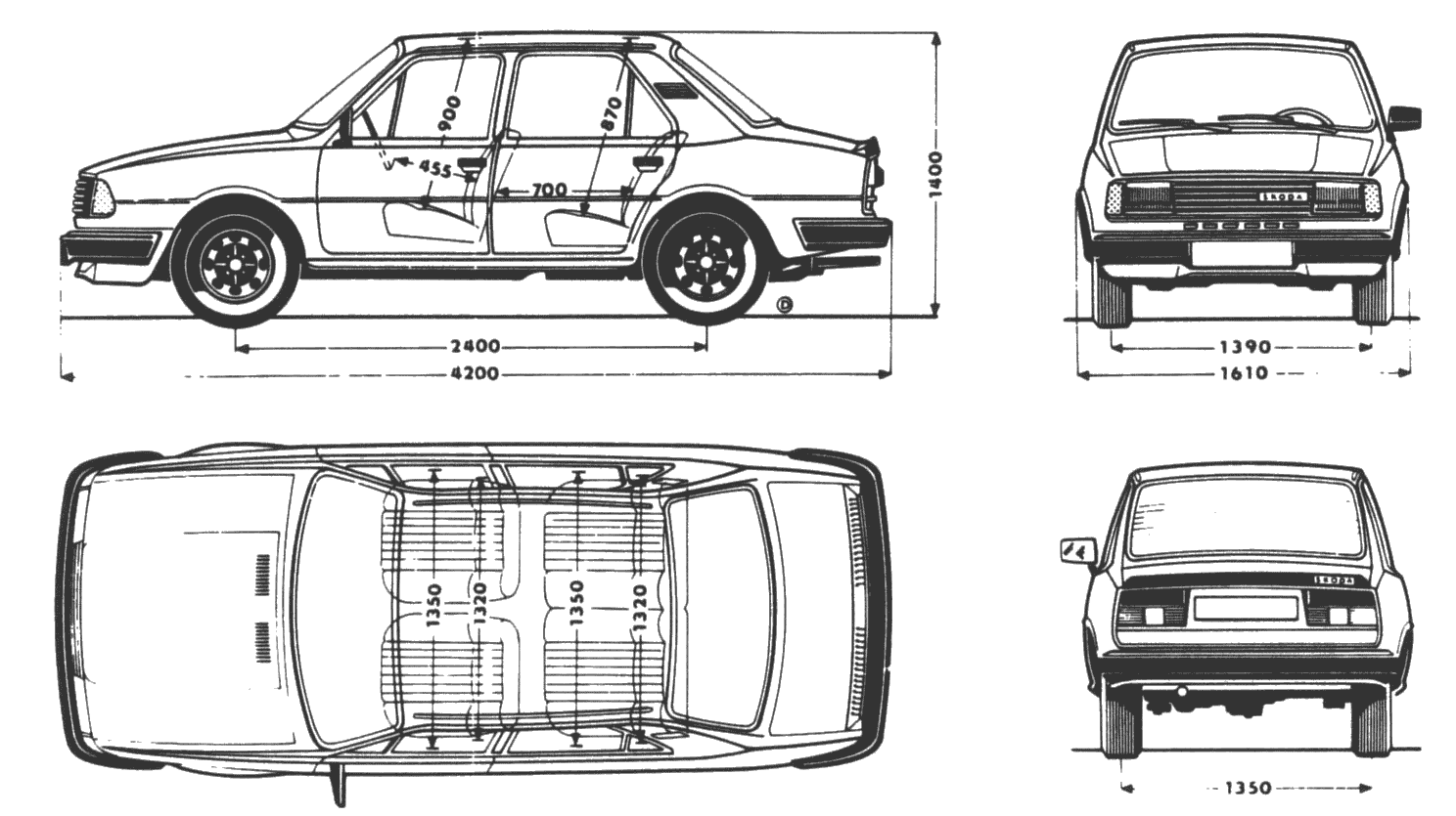 자동차 Skoda 55 Sedan