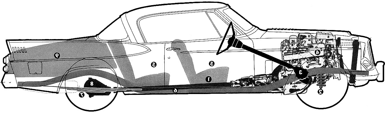 자동차 Studabaker Hawk 1957