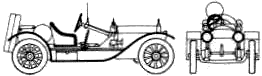 Automobilis Stutz Bearcat 1915