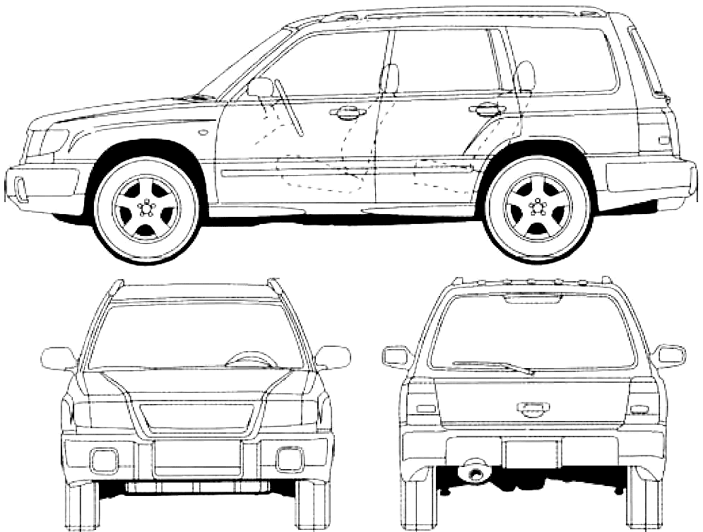 Mašīna Subaru Forester 1997