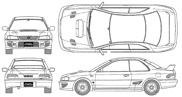 Automobilis Subaru Impreza WRX STi