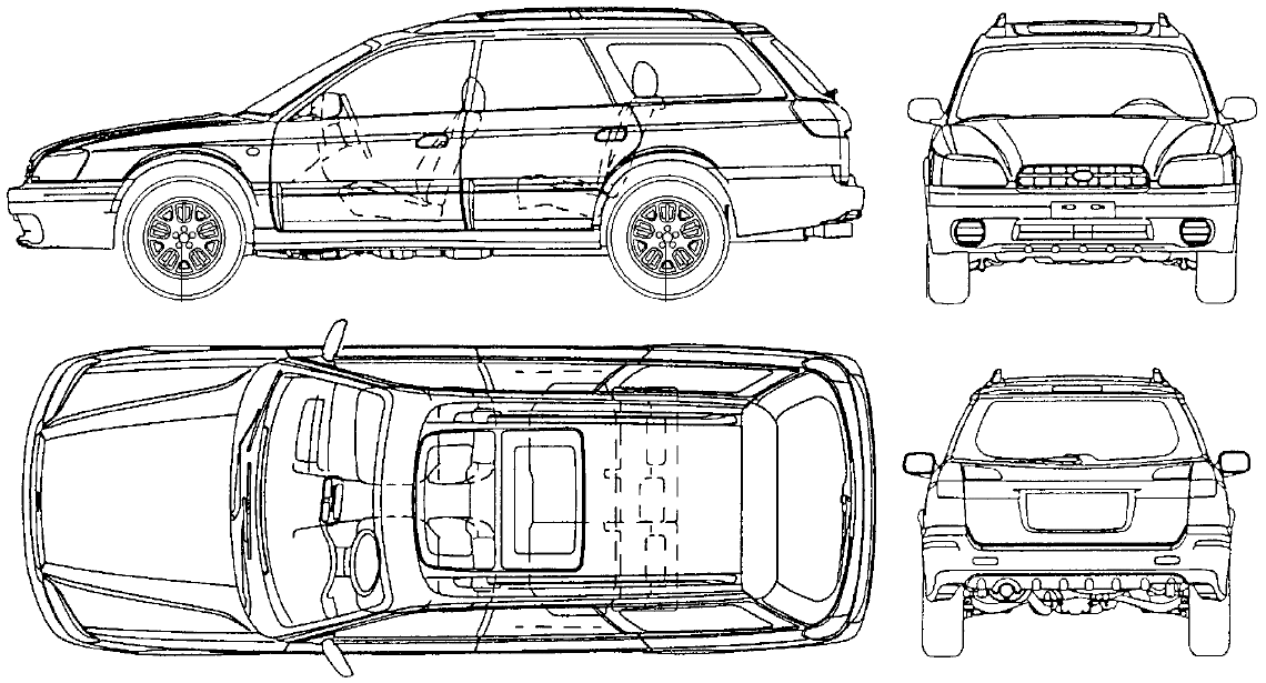 Car Subaru Outback 2003