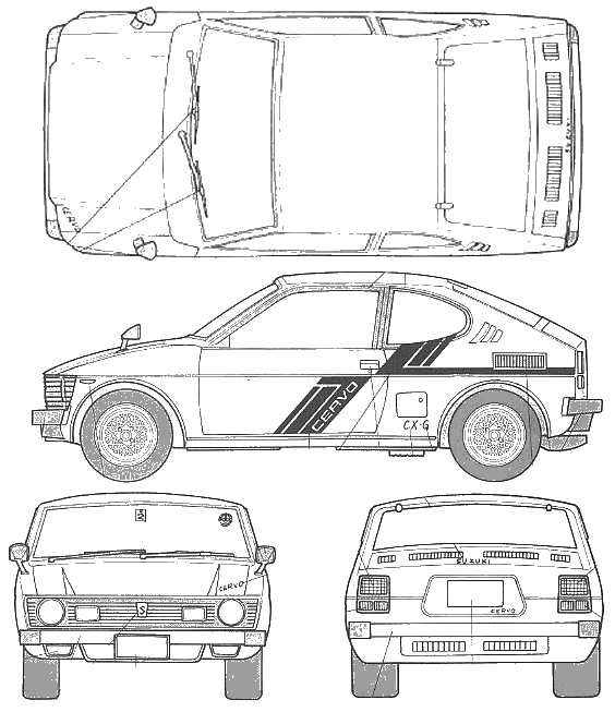 자동차 Suzuki Cervo X G 1981