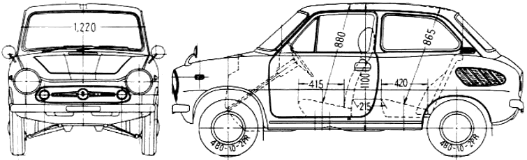 Karozza Suzuki Fronte 360