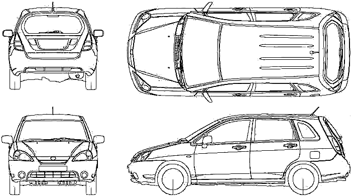 자동차 Suzuki Liana Wagon 2003