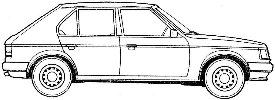 Cotxe Talbot Horizon 1979