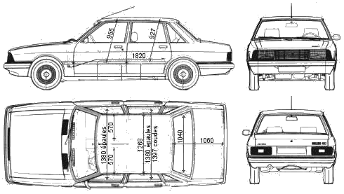 Automobilis Talbot Solara 1980